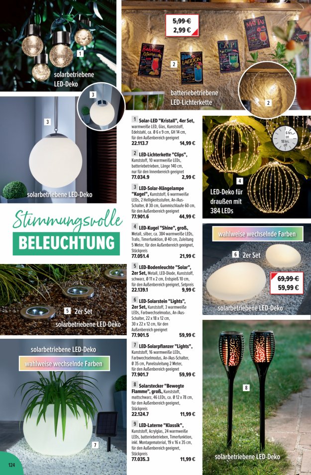 Shop LED-Solarpflanzer im Online | Frank Flechtwaren kaufen \